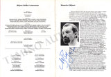 Bejart, Maurice - Signed Program Laussane 1997