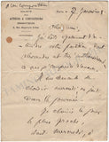 Ordonneau, Maurice - Autograph Letter Signed 1908