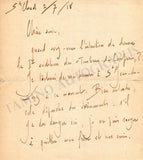 Ravel, Maurice - Autograph Letter Signed 1918