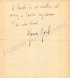 Ravel, Maurice - Autograph Letter Signed 1918