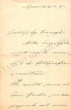 Borelli-Angelini, Medea - Autograph Letter Signed 1889
