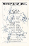 Metropolitan Opera - Collection of 55+ Signed Cast Pages