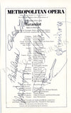 Metropolitan Opera - Collection of 55+ Signed Cast Pages