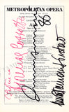 Metropolitan Opera - Collection of 55+ Signed Cast Pages