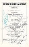 Metropolitan Opera - Collection of 55+ Signed Cast Pages