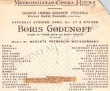 Met Opera - Collection of +50 Program Clips 1890-1920