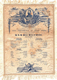 Metropolitan Opera - Silk Program Gala 1902 Prince Henry of Prussia