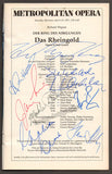 Metropolitan Opera - Set x 4 Signed Programs Der Ring 1997