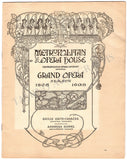 Metropolitan Opera - Set of 8 Vintage Opera Programs