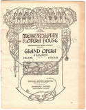 Metropolitan Opera - Set of 8 Vintage Opera Programs