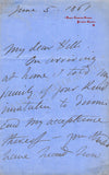 Balfe, Michael - Autograph Letter Signed 1861