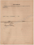 Nevada, Mignon - Set of 4 Signed Documents