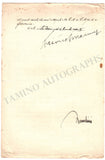 Mussolini, Benito - Vittorio Emmanuele III - Signed Document 1930