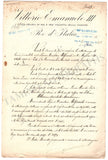 Mussolini, Benito - Vittorio Emmanuele III - Signed Document 1930