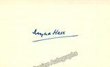 Hess, Myra - Autograph Note Signed