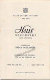 Boulanger, Nadia - Signed Program Manchester 1963