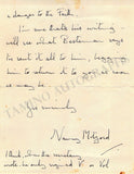Mitford, Nancy - Autograph Letter Signed 1963