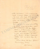 Ney, Napoleon Joseph - Autograph Letter Signed 1843