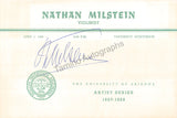 Milstein, Nathan - Signed Program Arizona 1968