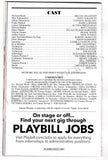 Network - Signed Broadway Musical Playbill