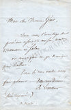 Levasseur, Nicolas - Autograph Letter Signed