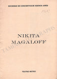 Magaloff, Nikita - Concert Program Buenos Aires 1967