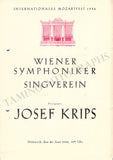 Nilsson, Birgit - Svanholm, Set & Others - Signed Program Vienna 1956