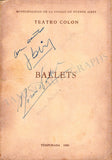 Fontenla, Norma - Neglia, Jose - Signed Program Buenos Aires 1969