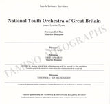 Leeds International Concert Season - Lot of 25 Signed Programs 1983-1987