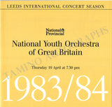Leeds International Concert Season - Lot of 25 Signed Programs 1983-1987
