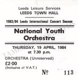 Leeds International Concert Season - Lot of 25 Signed Programs 1983-1987