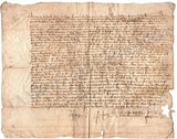French Medieval Document - Signed Notarial Record 1438