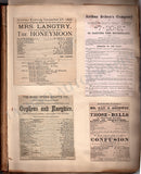 Opera & Theater Scrapbook - Collection of 80+ Clips & Programs New York 1882-1910