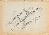 Opera Singers - Signatures 1930s-1940s (Lot 1)