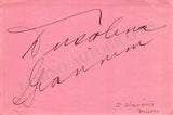 Opera Singers - Signatures 1930s-1940s (Lot 1)