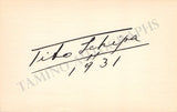 Opera Singers - Signatures 1930s-1940s (Lot 1)
