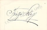 Opera Singers - Signatures 1930s-1940s (Lot 1)