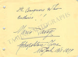 Opera Singers - Signatures 1930s-1940s (Lot 1)