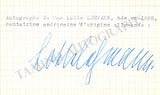 Opera Singers - Signatures 1930s-1940s (Lot 1)