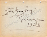 Opera Singers - Signatures 1930s-1940s (Lot 1)