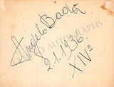 Opera Singers - Signatures 1930s-1940s (Lot 1)