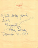 Opera Singers - Signatures 1930s-1940s (Lot 2)
