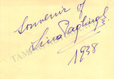 Opera Singers - Signatures 1930s-1940s (Lot 2)