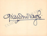 Opera Singers - Signatures 1930s-1940s (Lot 2)