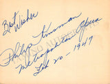 Opera Singers - Signatures 1930s-1940s (Lot 2)