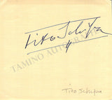 Opera Singers - Signatures 1930s-1940s (Lot 2)