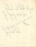 Opera Singers - Signatures 1930s-1940s (Lot 2)