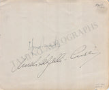 Opera Singers - Signatures 1930s-1940s (Lot 2)