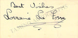 Opera Singers - Signatures 1930s - 1940s (Lot 3)