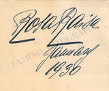 Opera Singers - Signatures 1930s - 1940s (Lot 3)